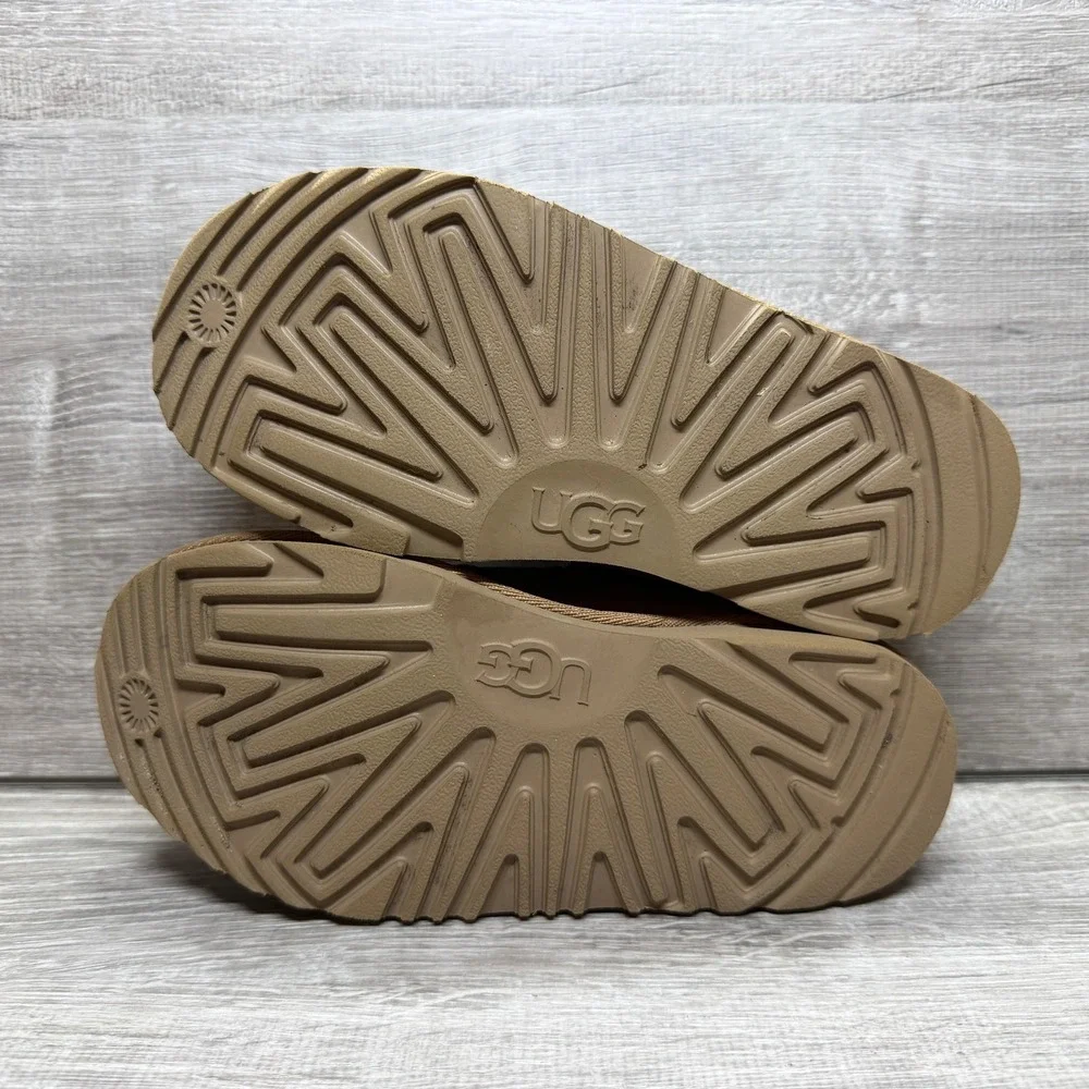 UGG Tasman II Big Kid's Slippers Size 2 Chestnut 1019066K Slip On Comfort